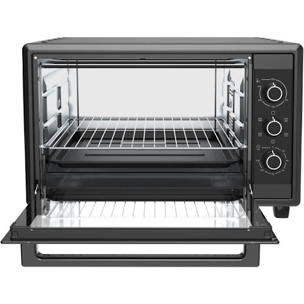 BRANDT Multifunktionsovn 55L 2200 Watt rotisserie FC55MUBSL sort