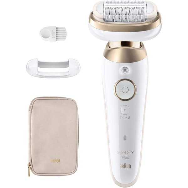 Hårfjerner - BRAUN - Silk-épil 9-011 3D - Trådløs - 2 indstillinger - Hvid Vit