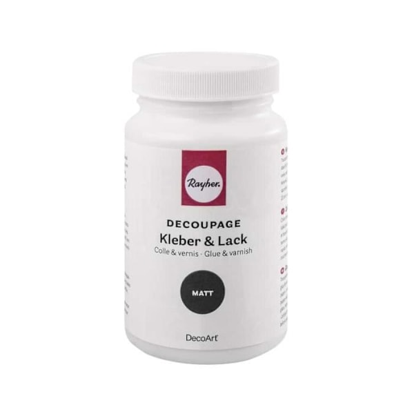 Vernis colle mat 236ml Farveløs
