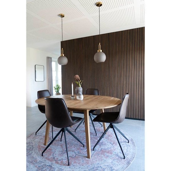 Glaspendel - House Nordic - Luton - Boll - Ø25 cm - Textilsladd 150 cm Transparent