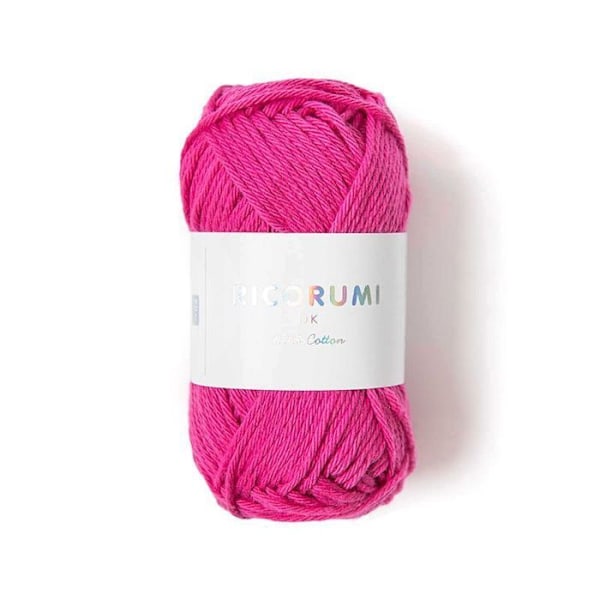 RICORUMI bomuld til Amigurumi, minibold 25g - 14 Fuchsia Fuchsia