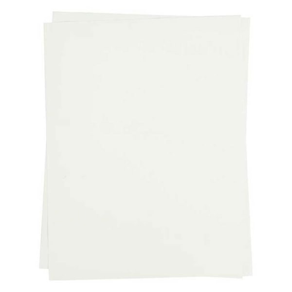 Överföringsark för textilier - Creotime - 21,5x28cm - Transparent - 5 stycken - Flerfärgad Transparent