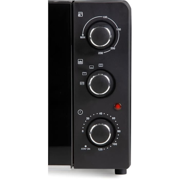 DOMO DO1107GO "paista ja välipala" miniuuni - 28 L - musta - 1500 wattia - Svart