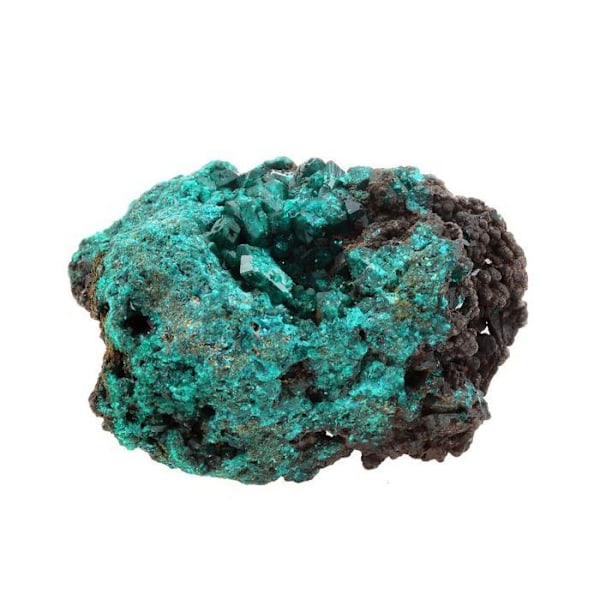 Dioptase + Descloizite 481,4 karat