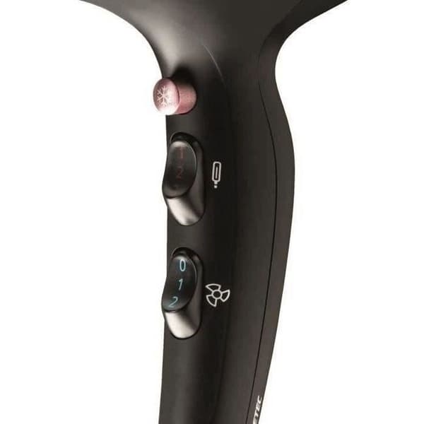 Hårtørrer - Bellissima - Professional Ionic Lightweight P7 3000 - Koncentrator + Diffuser - 3 hurtigtørrende temperaturer - 2100W Sort og pink