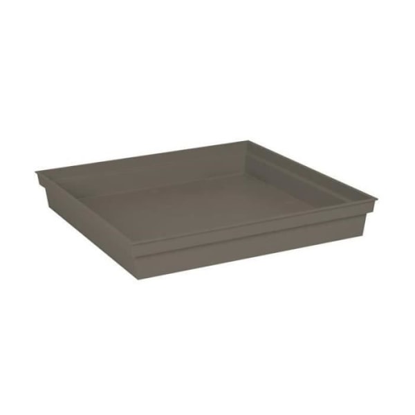 EDA Toscana fyrkantigt fat - 40 cm - Taupe Mol