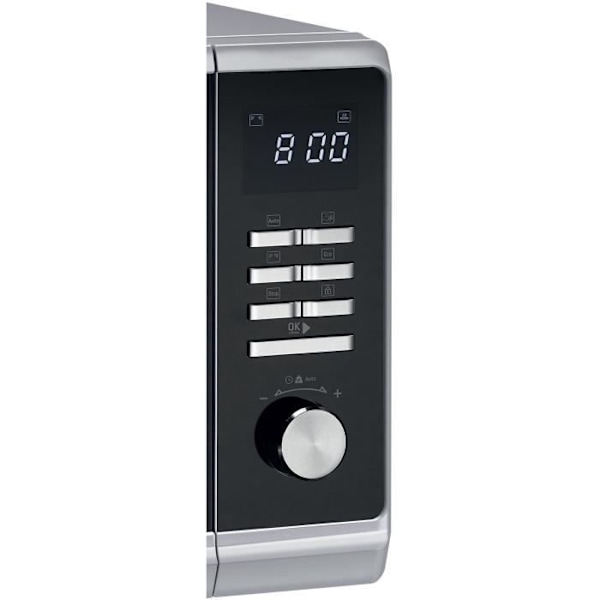 BRANDT SE2300S enkeltfunktions mikroovn - 23L - 800 Watt - Sølv Silvergrå och svart