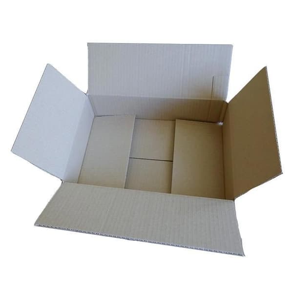 10 st packboxar 31 x 21 x 7,5 cm brun