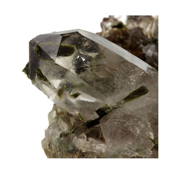 Quartz + Epidote 1395,0 karat Flerfärgad