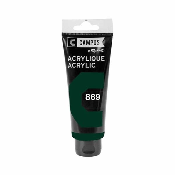 Akryylimaali 100 ml - Smaragdinvihreä nro 869 Grön