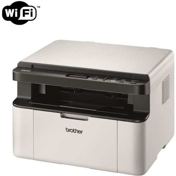 Brother DCP-1610W Laser Multifunktionsprinter M Sort, Hvid