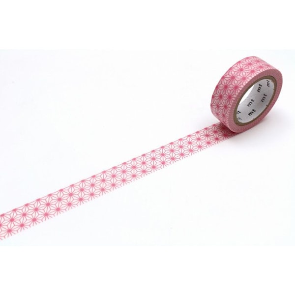 Masking-teippi MT tähti asanoha vaaleanpunainen pastelli pastell rosa