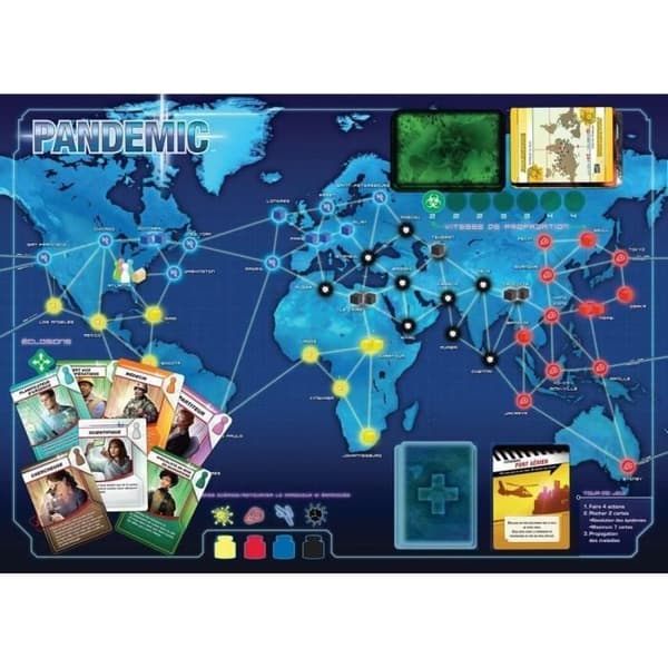 Pandemic - Asmodee - Brætspil Flerfärgad