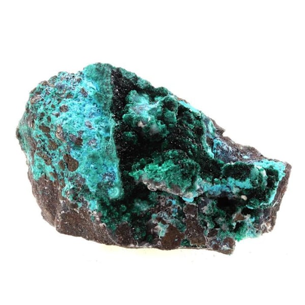 Sten og mineraler. Brochantit + Chrysocolla + Atacamite. 1035,0 øre. Atacama-regionen, Chile.
