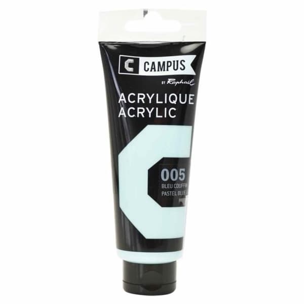 Akrylmaling - Babyseng Blå nr. 005 - 100 ml - Lysbestandighed - Hurtig tørring Blå korg nr 005