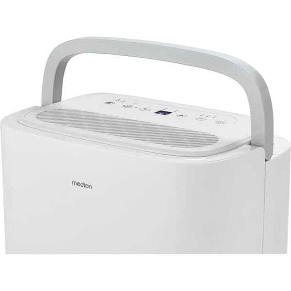 Affugter - MEDION - 20L / dag - Beholderkapacitet 5,4L Vit