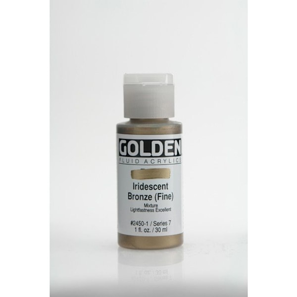 Gyllene: Flytande akrylfärg: 30 ml (1 oz): Brons Fin iriserande