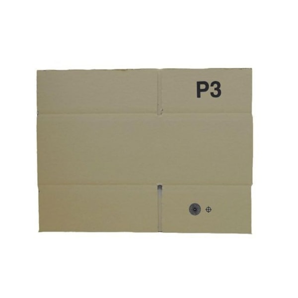 100 pakkauslaatikkoa 20 x 15 x 11 cm kastanj