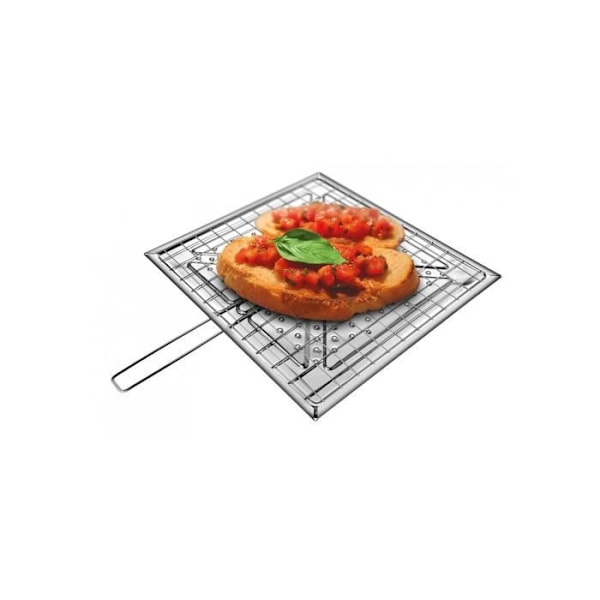 Bruschettiera - IPAC - 25x25 cm - Rustfrit stål - Aftageligt håndtag - Til gasovne