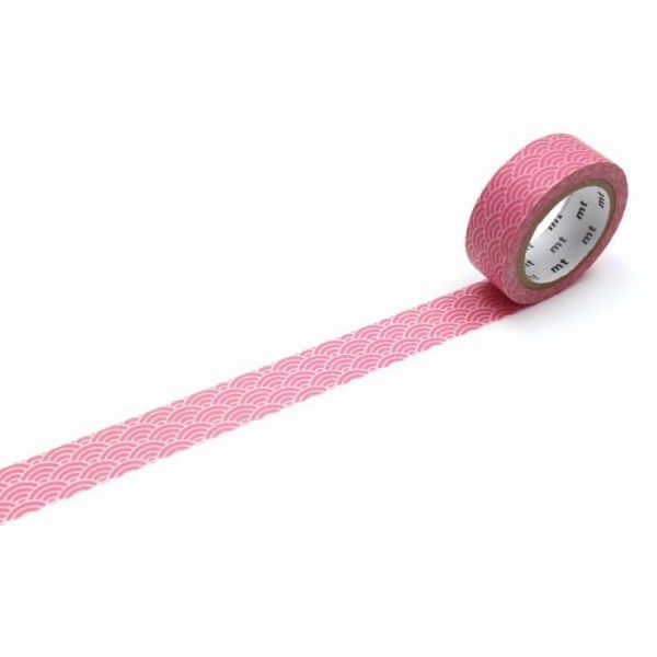 Masking Tape MT wave seigaiha pastel pink Pink