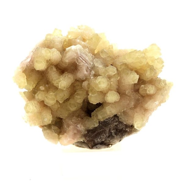 Kalcit - ABIJOUX - Luzy, Nièvre, Frankrike - 142,0 ct - Naturmaterial - Vit