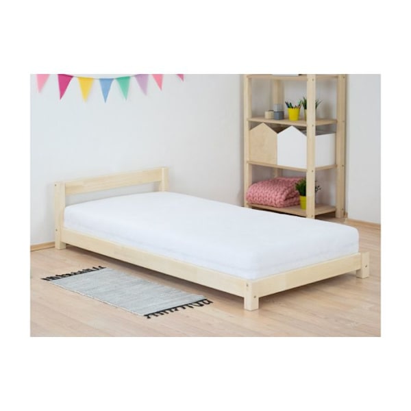 DREAMY lasten sänky 140 x 200 luonnonpuuta Beige