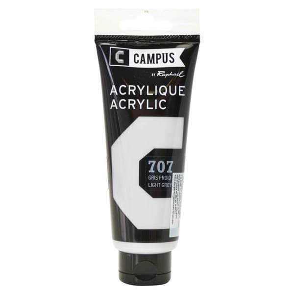 Akryylimaali 100 ml - Kylmänharmaa nro 707 Grå