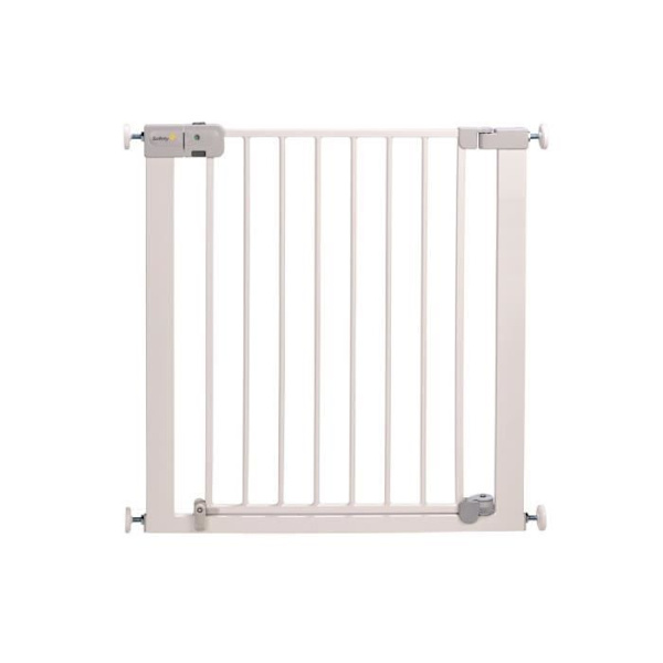 SAFETY 1ST Barnskyddsgrind 73-80cm, Vit, metall, Auto Close, 4 tryckpunkter Vit