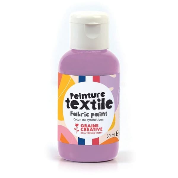 Tekstilmaling 50 ml - lilac Violett