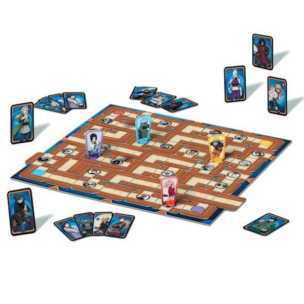 Labyrint Naruto, brädspel, Naruto Shippuden, Från 7 år, 27557, Ravensburger Flerfärgad