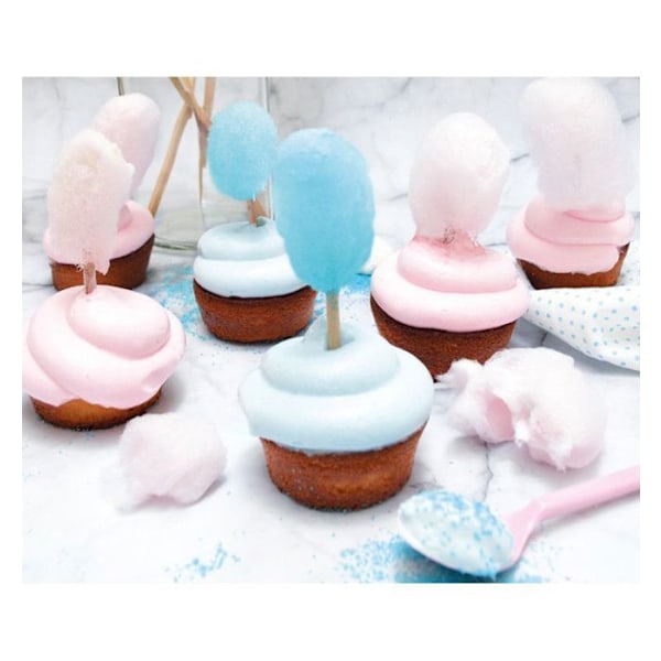 Forberedelse til blå cotton candy 1200 g Blå