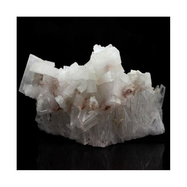 Sten og mineraler. Kvarts + baryt. 2989,0 øre. Hunan, Kina.