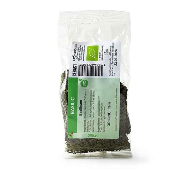 Basilikum bio - 15 g Grön