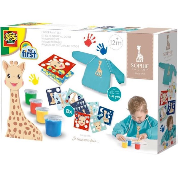 SOPHIE LA GIRAFE Fingermalesæt Flerfärgad