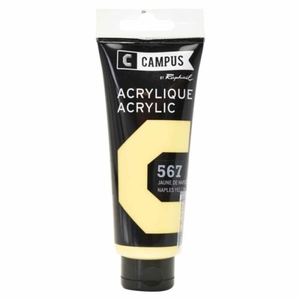 Akryylimaali 100 ml - Naples Yellow n°667