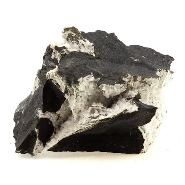 Sten og mineraler. Phillipsite + Natrolit. 2456,0 øre. Puech de Vermus, Espalion, Frankrig.