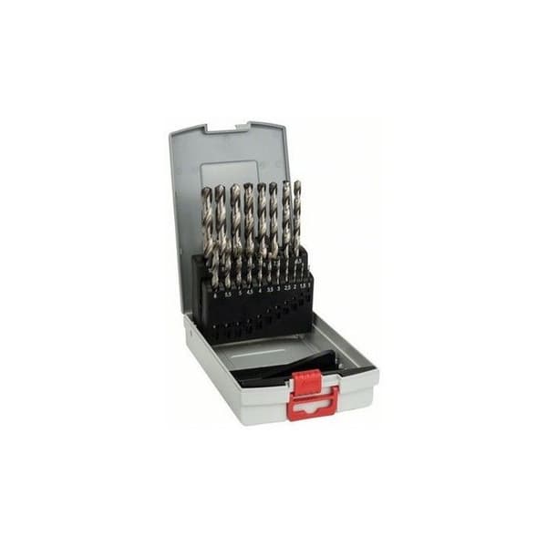Borrsats ProBox HSS-G, 1-10mm, 135°, 19 - BOSCH Grå