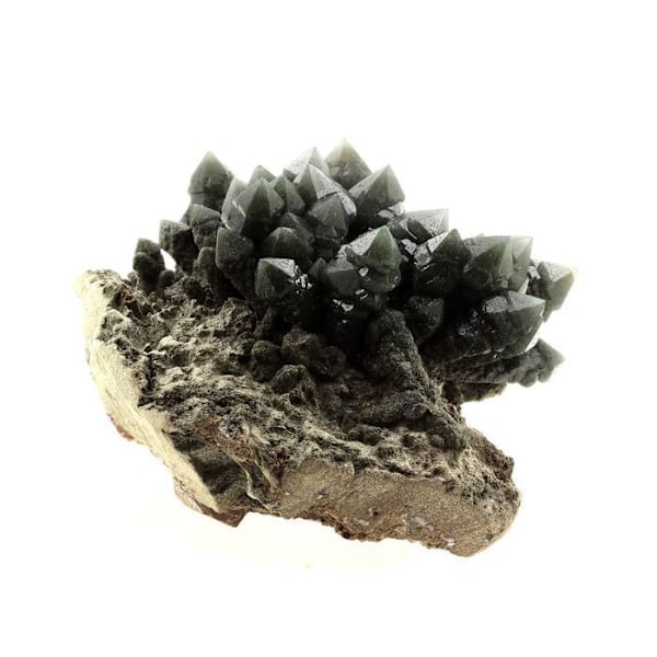Sten og mineraler. Kvarts Prase. 1450,5 øre. Huanggang Fe-Sn-depot, Indre Mongoliet, Kina.