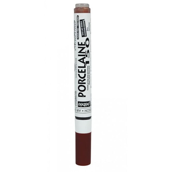 PEBEO Porslinsfärg 20ml jordmarkör Point Fine Brown 10 skimrande färger, gnistrande och