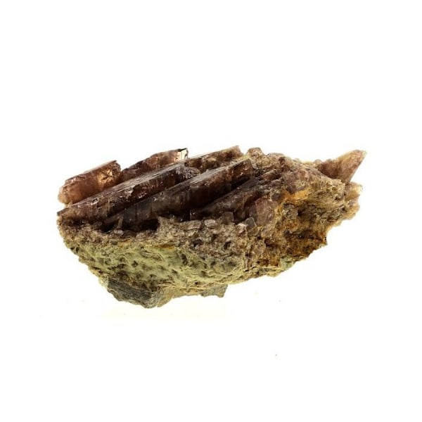 Sten og mineraler. Aksinitis. 321,5 øre. Chamrousse, Belledonne, Isère, Frankrig.