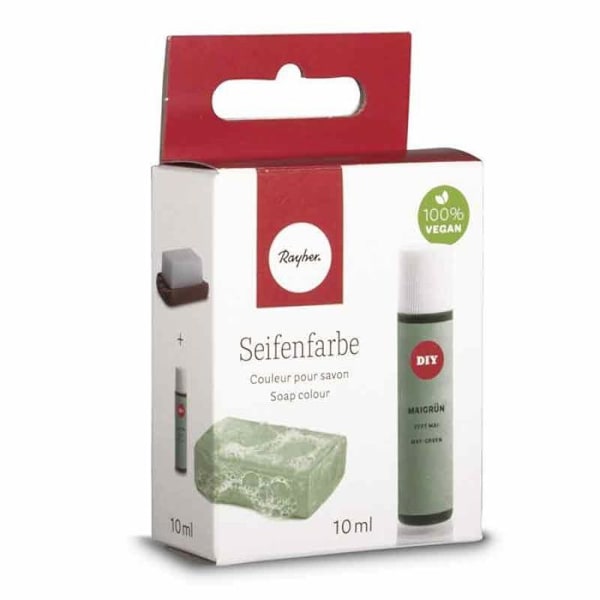 Färgämne för tvål - RAYHER - Grön maj - 10 ml Grön