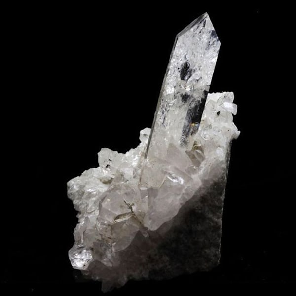 Kvartsi - ABIJOUX - Plan du Lac, Oisans, Savoie, Ranska - 136,0 ct