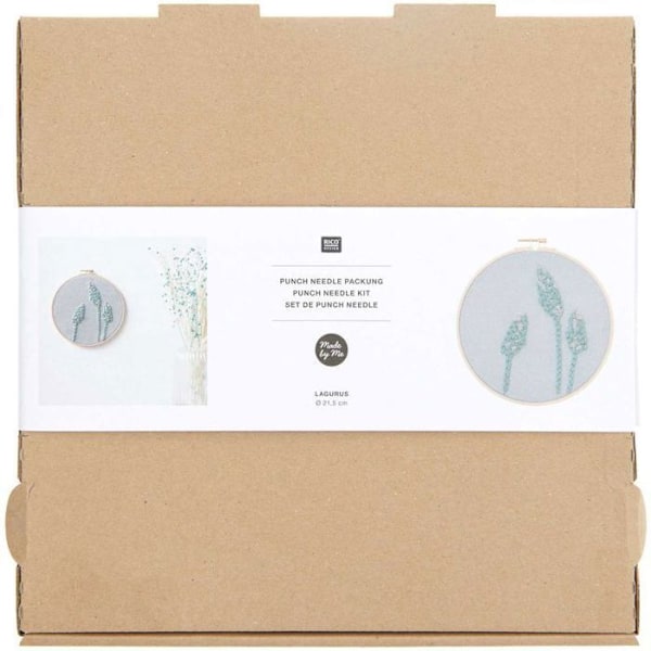 Punch Needle Kit - Lagurus Blå