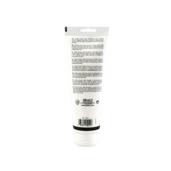 Färg - Pébéo - Fine Arts Studio Akryl - Klarvit - 250 ml - Satin Kritvit