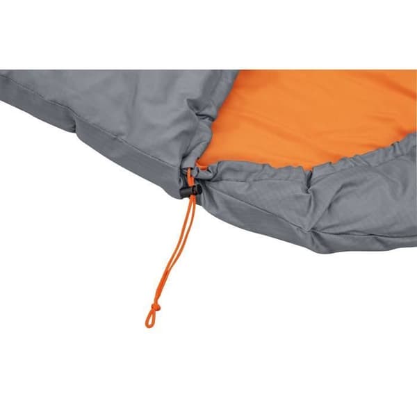 Sovepose - BESTWAY - 68103 - 180 x 75 cm - Ideel 3°C til 8°C - Polyester 210T Utvändig grå - Invändig orange