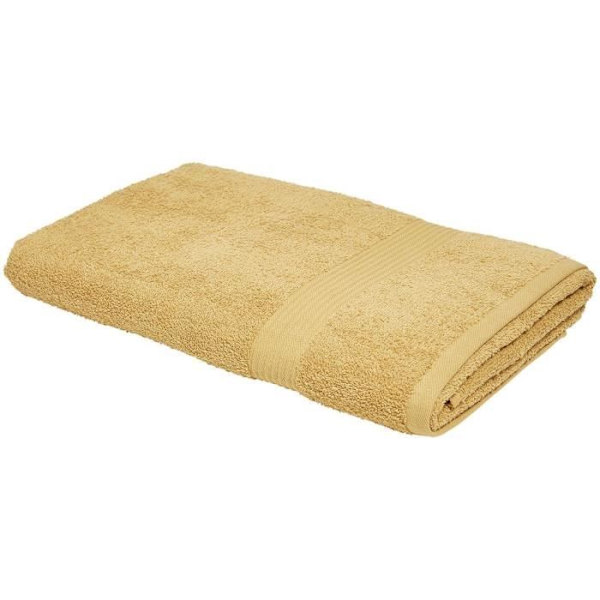 TODAY Essential - Maxi badelagen 90x150 cm 100% bomuld, okker farve Gul