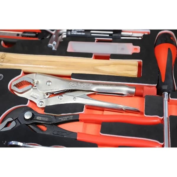 Modul - KS TOOLS - 714.0184 - Værktøjsammensætning 2 skuffer - Til værkstedsvogn - 184 dele
