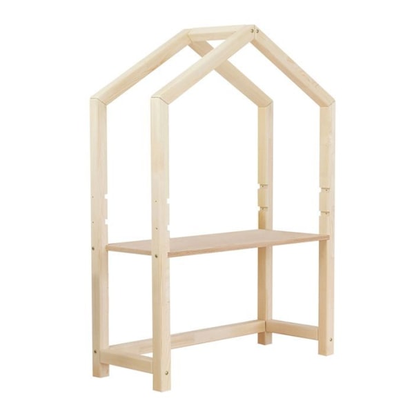 STOLLY stuga barnskrivbord naturligt trä Beige