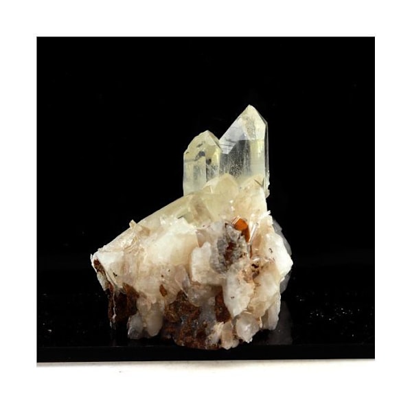 Sten og mineraler. Kvarts + siderit. 656,0 ct. Allevard, Isère, Frankrig.