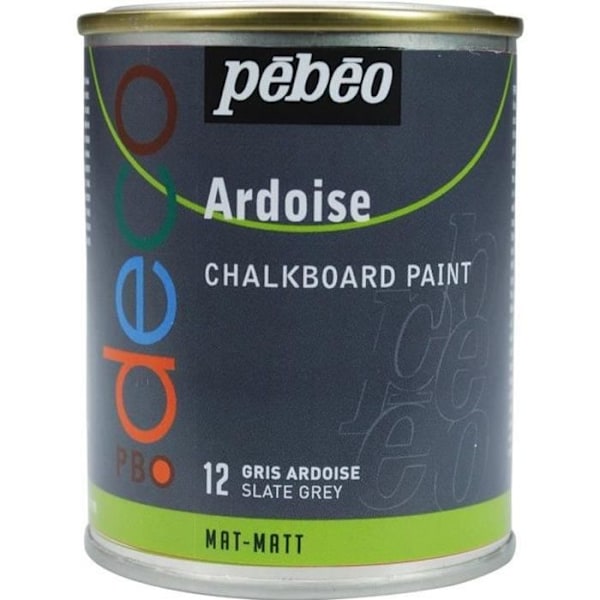 PEBEO Déco Tafelmaling grå 250 ml grå